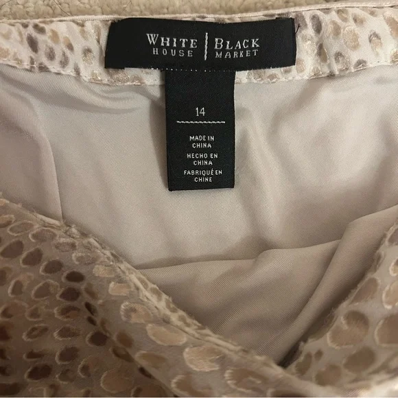 White House Black Market Asymmetrical Blouse - Picture 4 of 5